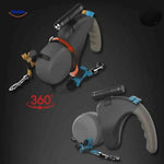 TweeTrek™ Dual Dog Leash | Tangle-Free Walking & LED Safety
