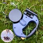 TwinTails™ EasyWalk | 2-in-1 Retractable Dual Dog Leash & Tangle-Free Control