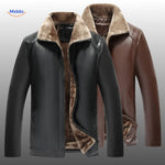 UrbanClass™ Leather Jacket | Luxe Fur Lining & Timeless Style