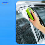 ClearView™ Car Glass Cleaning Sponge | Removes Oil & Grime for Streak-Free, Crystal-Clear Windows