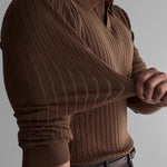 Middo MuscleFit Polo Sweater | Tailored Fit & All-Day Comfort
