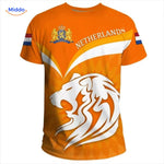 Orange Netherlands T-Shirt | World Cup, F1 & King's Day Fan Gear