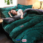 Middo Winter Warm Fleece Duvet Cover | Ultra Soft & Cozy with Zipper
