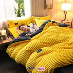 Middo Winter Warm Fleece Duvet Cover | Ultra Soft & Cozy with Zipper