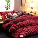 Middo Winter Warm Fleece Duvet Cover | Ultra Soft & Cozy with Zipper