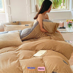 Middo Winter Warm Fleece Duvet Cover | Ultra Soft & Cozy with Zipper
