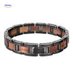 Woodforge™ Bracelet | Wood & Metal, Rugged Design and All-Day Comfort