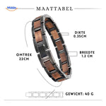 Woodforge™ Bracelet | Wood & Metal, Rugged Design and All-Day Comfort