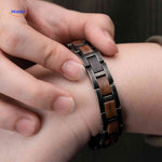 Woodforge™ Bracelet | Wood & Metal, Rugged Design and All-Day Comfort