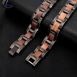 Woodforge™ Bracelet | Wood & Metal, Rugged Design and All-Day Comfort
