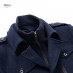 WoolGuard™ Double-Collar Wool Coat | Warm & Timeless British Style