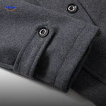 WoolGuard™ Double-Collar Wool Coat | Warm & Timeless British Style