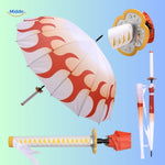 ZenBrella™ Anime Umbrella | UV-Blocking Demon Slayer Parasol