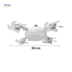 AeroGlow™ Fan Light | LED, E27 Socket & Stylish Ceiling Design