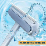 MultiBrush™ Pet Hair Remover | One-Swipe Cleanup & Window Squeegee