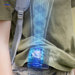 AirFlowPro™ Portable Mini Fan | Hands-Free Dual-Clip Cooling for Hiking & Camping