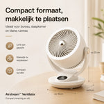 Airstream™ Fan | Quiet, Powerful Airflow & 360° Circulation