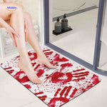 BloodStep™ Bath Mat | Color-Changing Halloween Blood Effect & Reusable