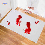 BloodStep™ Bath Mat | Color-Changing Halloween Blood Effect & Reusable