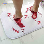 BloodStep™ Bath Mat | Color-Changing Halloween Blood Effect & Reusable