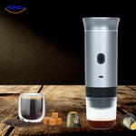 BrewMaster™ 3-in-1 Portable Espresso Machine | Capsules & Ground Coffee On the Go