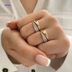 Lustara™ Ring | Adjustable Women's Ring With Sparkling Zirconia Stones