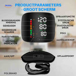 Cardiowrist™ Wrist Blood Pressure Monitor | Automatic, LED Display & Voice Guided