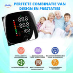 Cardiowrist™ Wrist Blood Pressure Monitor | Automatic, LED Display & Voice Guided