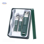 Clipora™ Nail Clipper Set with File | Anti-Splash Design in Luxury Gift Box