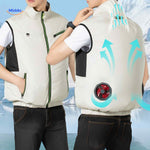 Cooltop™ Cooling Work Vest | Built-In Fan Ventilation & Sleeveless Comfort