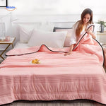 Coolwave™ Lightweight Cooling Blanket | Breathable Summer Comfort & Style