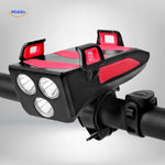 CycloMax™ 4-in-1 Bike Gadget | Phone Mount, Power Bank, Light & Horn