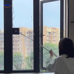 Household™ Double-Sided Glass Sweeping Tool | Safe & Streak-Free Window Cleaning
