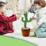 Dancing Cactus™ | Sound-Activated Moves & LED Glow