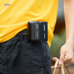 AirFlowPro™ Portable Mini Fan | Hands-Free Dual-Clip Cooling for Hiking & Camping