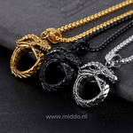 Viking Dragon Bracelet & Necklace | Norse Strength & Style