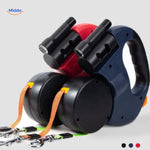 TwinTails™ EasyWalk | 2-in-1 Retractable Dual Dog Leash & Tangle-Free Control