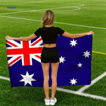 Flagora™ Flag Cape | Lightweight & Quick-Dry Fan Cape
