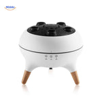 Flamora™ Jellyfish Diffuser | Flame Light, Aroma Mist & Wood Design