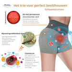 FlexFit™ High-Waisted Jacquard Yoga Shorts | Breathable Lift & Comfort