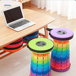 FlexiStool™ Adjustable Telescopic Stool | Non-Slip & Compact