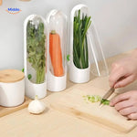 FreshHerbKeeper™ Fridge Herb Container | Keep Cilantro & Parsley Fresh for Weeks