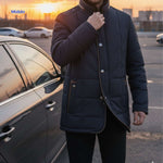 Froston™ Men's Quilted Jacket | Light Warmth & Stand-Up Collar