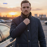 Froston™ Men's Quilted Jacket | Light Warmth & Stand-Up Collar