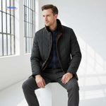 Froston™ Men's Quilted Jacket | Light Warmth & Stand-Up Collar