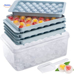 FrostSphere™ Round Ice Mold | Slow-Melt Spheres & Space-Saving Tray