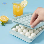 FrostSphere™ Round Ice Mold | Slow-Melt Spheres & Space-Saving Tray