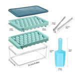 FrostSphere™ Round Ice Mold | Slow-Melt Spheres & Space-Saving Tray
