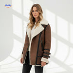 Furvia™ Coat | Warm Faux-Fur Lining, Windproof & Stylish