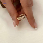 Lustara™ Ring | Adjustable Women's Ring With Sparkling Zirconia Stones
